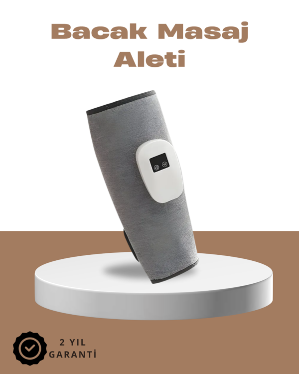 Kablosuz Titreşimli Baldır Masaj Aleti – Isıtmalı, 3 Basınç Ayarlı, Şarjlı ve Taşınabilir - Image 1