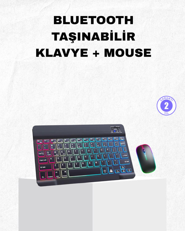 RGB Aydınlatmalı Q Klavye Türkçe Karakter Destekli - Image 1