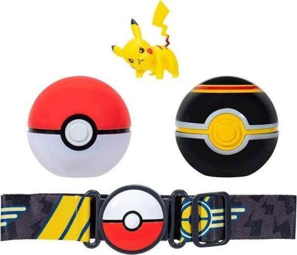 Pokemon Clip 'N' Go Pokeball Kemer ve Figür Seti - Pikachu - 4 - Image 1