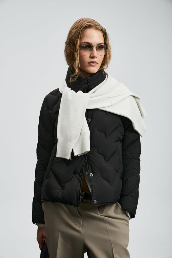 Lufian Kadın Desert Kaz Tüyü Mont 122120043 Siyah - Image 1