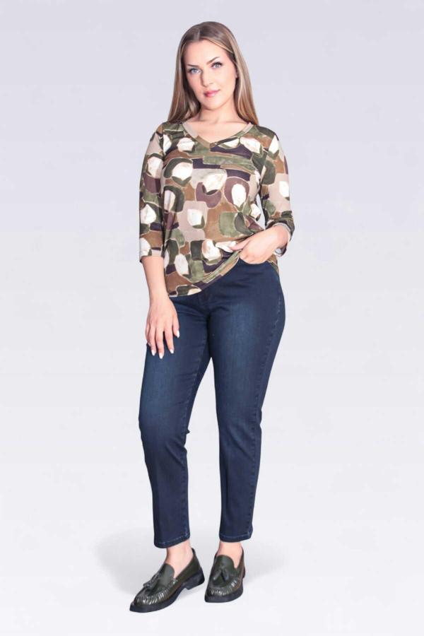 Tolga Saraçoğlu Kadın Dar Paça Bilek Boy Kot Pantolon 30296 Lacivert - Image 1