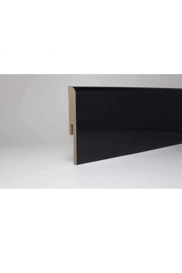 By İstanbul Yalı Serisi 10Cm Bute Siyah Topkapı Modeli Pvc Parke Süpürgelik - Image 1