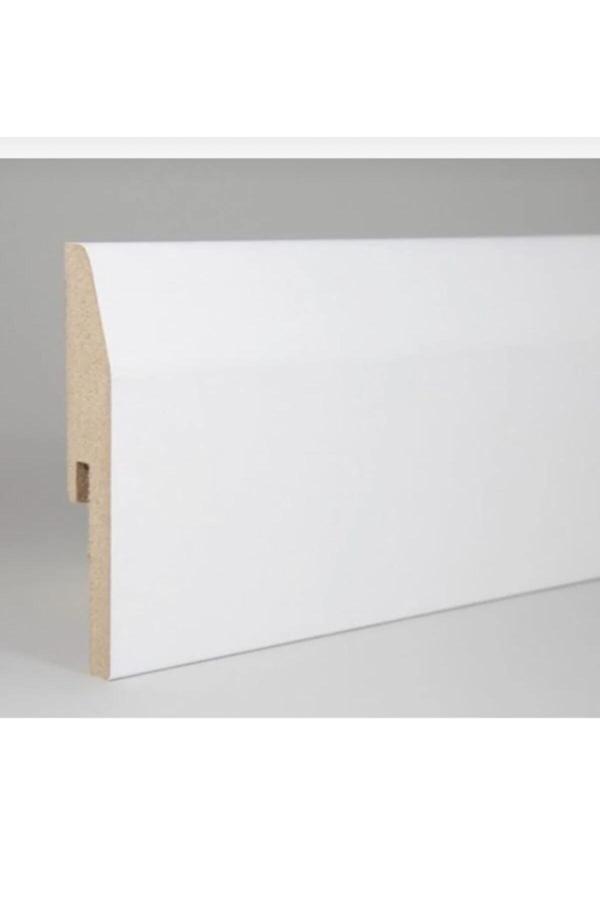 By İstanbul 12.5 Mt Lake Pvc Kaplama Saten Beyaz 10 Cm Parke Süpürgelik - Image 1