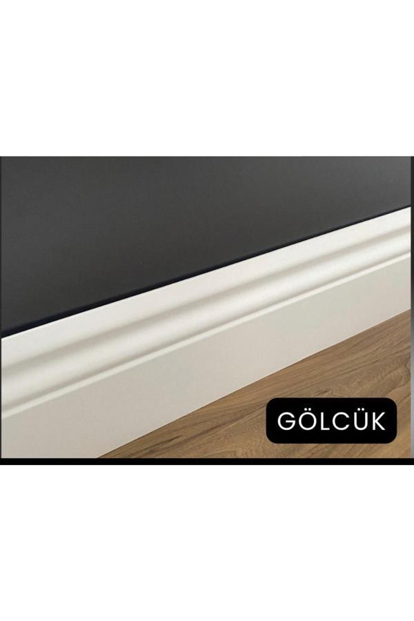 By İstanbul Yalı Serisi Lake Saten Beyaz Pvc Süpürgelik B12 Gölcük Serisi Pvc B12-Gölcü - Image 1