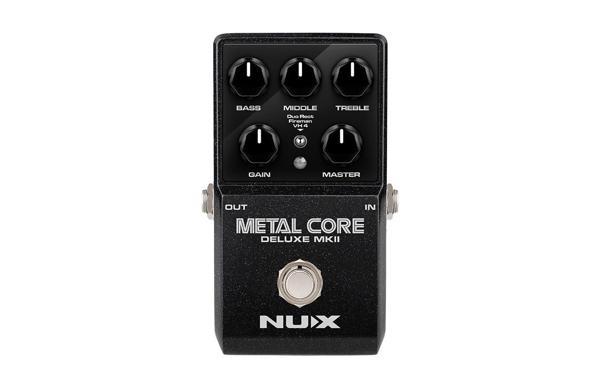 Nux Metal Core Deluxe MKII Distortion Preamp Ve 3 Mod Amfi Modellemesi Pedalı - Image 1