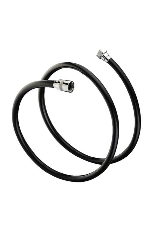 Plodna House Siyah 150 Cm Pvc Banyo Duş Hortumu – G1/2 Uyumlu, Sızdırmaz, Dayanıklı - Image 1