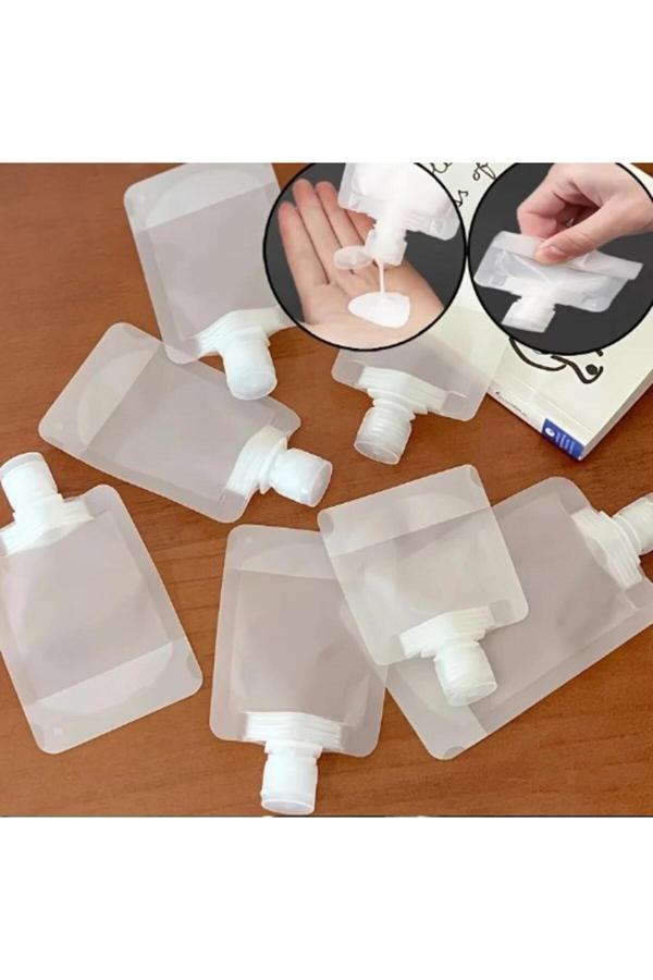 Cmt 3 Adet 100Ml Krem Şampuan Kabı Tekrar Kullanılabilir Set Seyahat Şişe Seti Seyehat Seti - Image 1