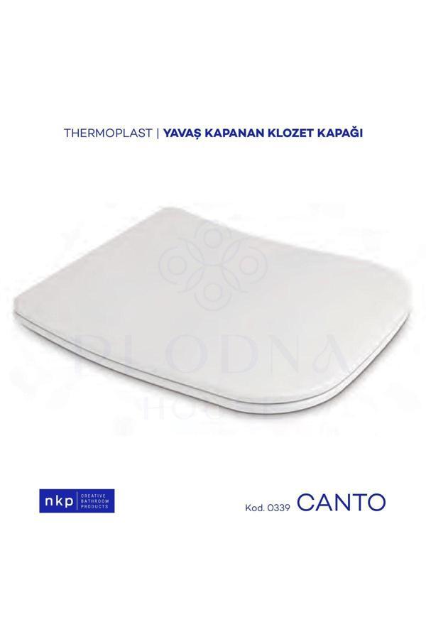 Plodna House Canto Kare Form Yavaş Kapanan Klozet Kapağı - Image 1