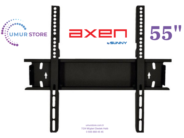 Axen Ax55qmn252-0276 55" 139 Ekran Lcd Led TV Sabit Duvar Askı Aparatı - Image 1