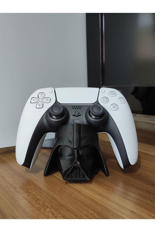 Nerva Design 3D Darth Vader Figürlü Ps5/Xbox Joystick Standı - Xbox/Ps5 Controller/Kol Tutucu - Image 1