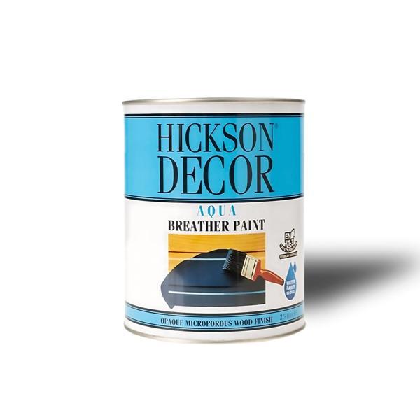 Hickson Decor Aqua Breather Paint Nefes Alan Polar White Beyaz Yarı Mat 1 Lt - Image 1