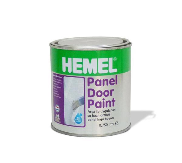Hemel Panel Door Paint Polar White Amerikan Panel Kapı Boyası Beyaz 0,75 Lt - Image 1