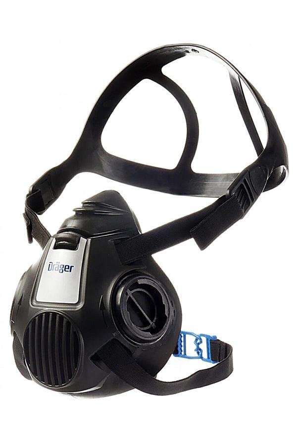 Drager X-plore 3500 Yarım Yüz Maskesi (M-Beden) Çift Filtre Bayonet Bağlantılı - Filtresiz - Image 1