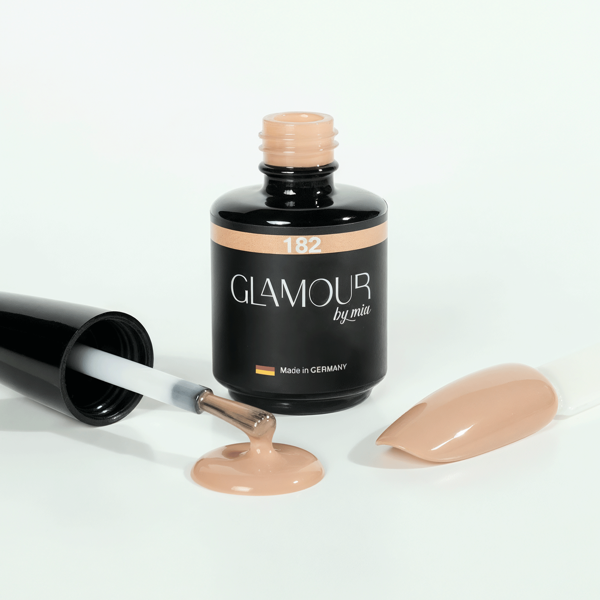 Glamour Koyu Ekru Rengi Kalıcı Oje 182 TPO FREE - Image 1