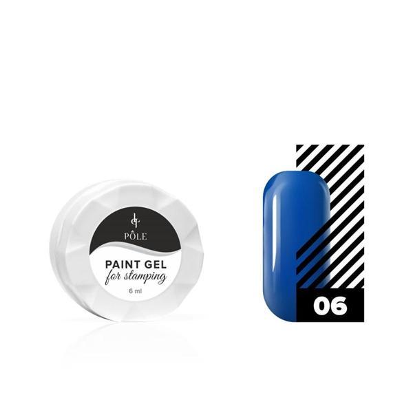 Stamping boya 6ml Paint Gel 06 Mavi - Image 1