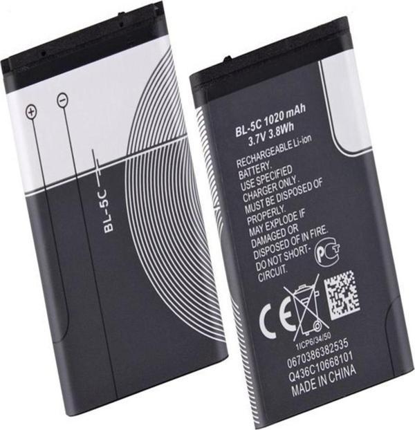 ULTRATEKNO Bl-5c Batarya 1020 Mah 3.7v 3.8wh Li-on Batarya - Image 1