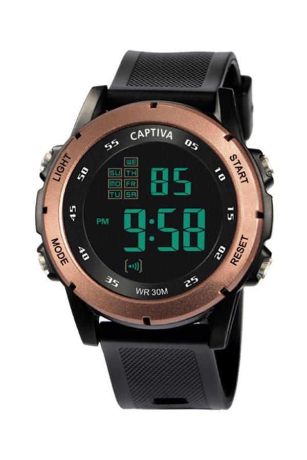 Captiva Dijital 30 Metre Suya Dayanıklı Işıklı Alarmlı Kronometreli Takvimli Çocuk/Genç Kol Saati - Image 1