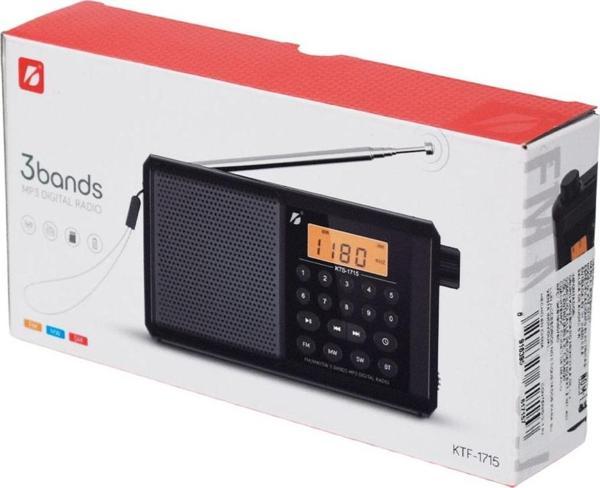 Ultratekno Dijital Ekranlı Saatli Manuel Kanal Arama & Kayıt Özellikli Fm Radyo Bluetooth Hoparlör - Image 1