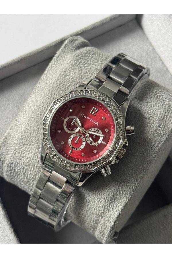 Captiva Captva Borda Renk Çelik Kol Saati - Image 1