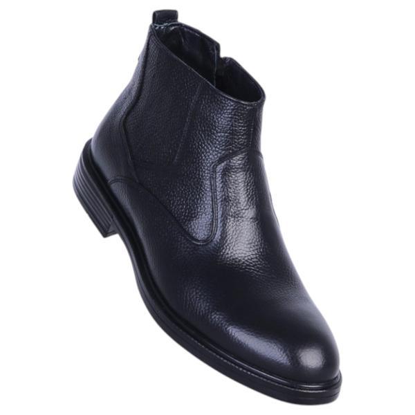 Censay 185 Siyah Zigana Erkek %100 Deri Kürklü Bot - Image 1