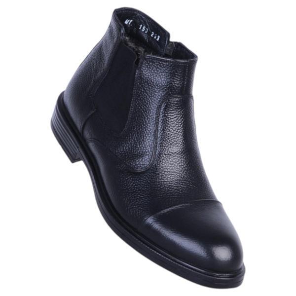 Censay 158 Siyah Zigana Erkek %100 Deri Kürklü Bot - Image 1
