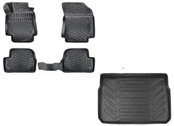 Rizline Citroen C3 2016 Sonrası Uyumlu  3D Havuzlu Paspas + Bagaj Havuzu Set - Image 1