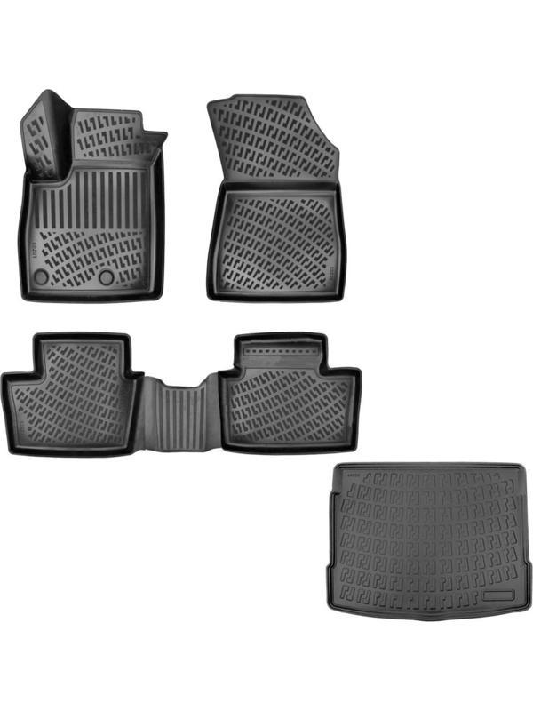 Rizline Renault Austral Mild Hybrid 3D Havuzlu Paspas + 3D Bagaj Havuzu Paspası 2023 Sonrası - Image 1