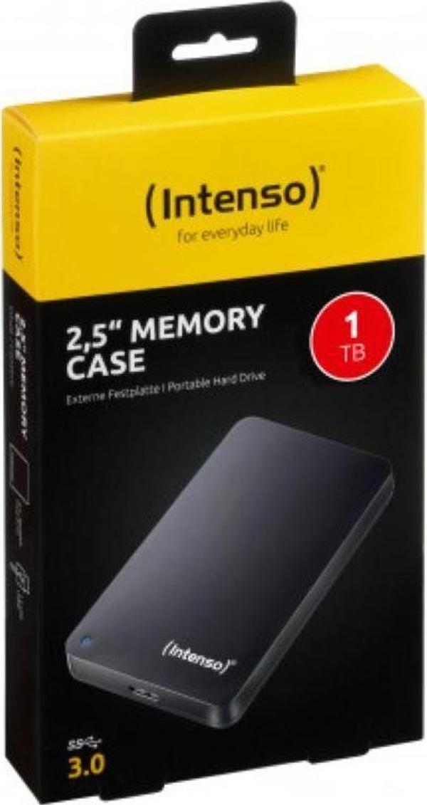 INTENSO 2.5" 1TB HARİCİ USB3.0 SİYAH TAŞINABİLİR DİSK 6023560 - Image 1