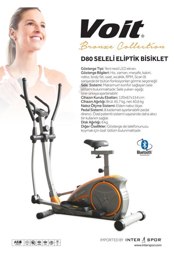 Voit D80 Seleli Manyetik Eliptik Bisiklet - Image 1