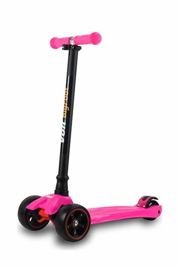 Voit 218 Işıklı Geniş 3 Teker Scooter Fuşya / - Image 1