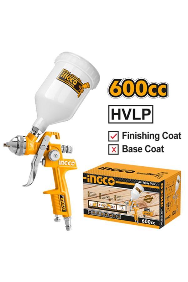 İngco Endüstriyel Hvlp Hava Püskürtme Tabancası 600Cc Ing-Asg1061 - Image 1