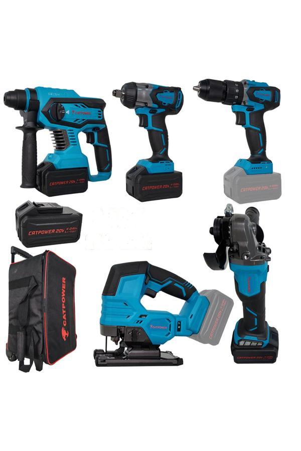 Catpower 4150 Kömürsüz Akülü 5'Li Set - Image 1