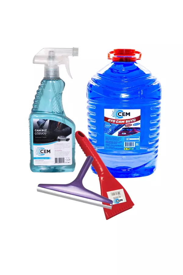 CEM CAR CARE 4'lü Kışlık Bakım Seti - Image 1