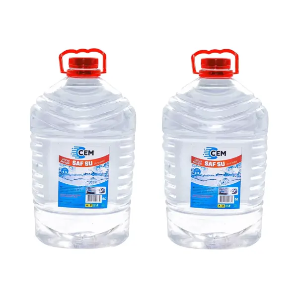 CEM CAR CARE Saf Su Ütü ve Akü Suyu 5 LT 2'Li Avantaj Paket - Image 1
