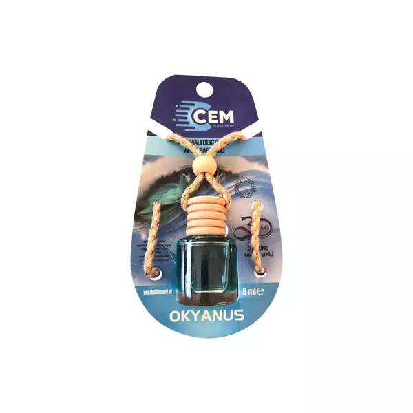 CEM CAR CARE Cam Fanus Okyanus 8 ml Ayna Kokusu - Image 1