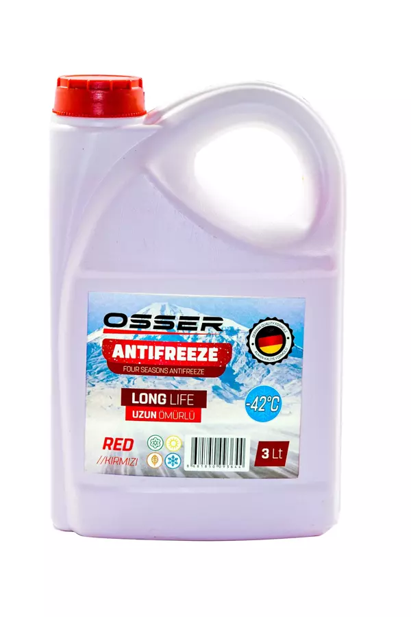 OSSER Antifriz 3 LT Kırmızı -42 Derece - Image 1