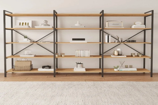 Umut park metal ahşap mega kitaplık. - Image 1