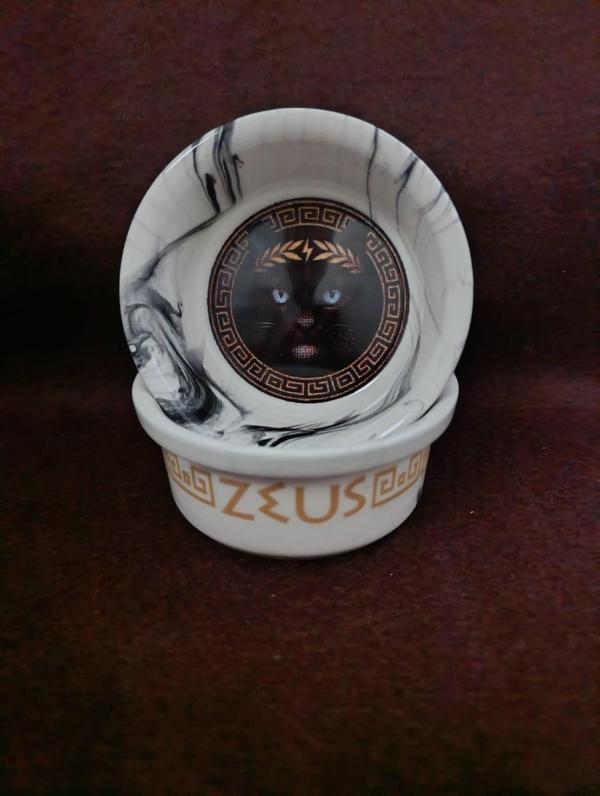 Raccoon Olimpos Serisi Zeus Seramik Mama Ve Su Kabı 300ml - Image 1