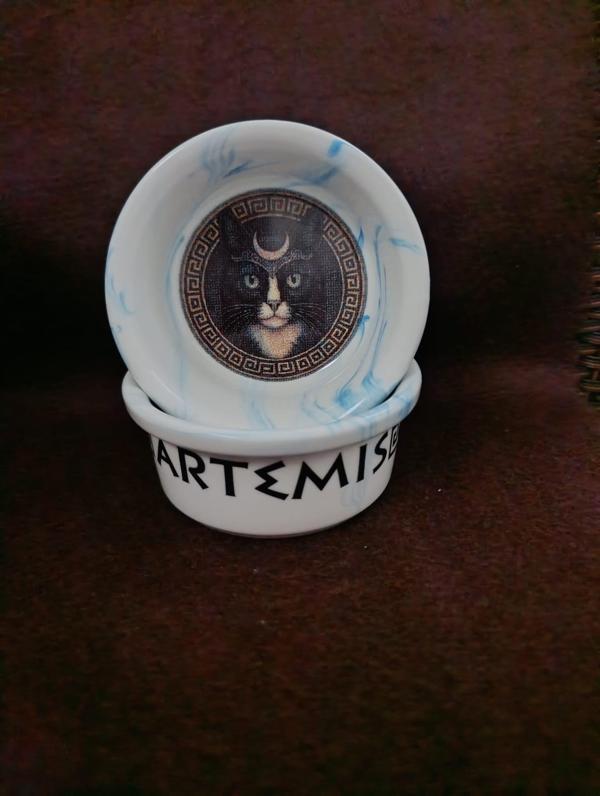 Raccoon Olimpos Serisi Artemis Seramik Mama Ve Su Kabı 300ml - Image 1