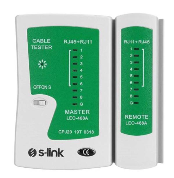 S-link SL-468 RJ-45,RJ-11 Lüks Kablo Test - Image 1