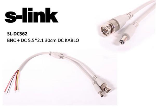 S-link SL-DC562 bnc+dc 5.5-2.1 0.30cm dc 10 paket - Image 1