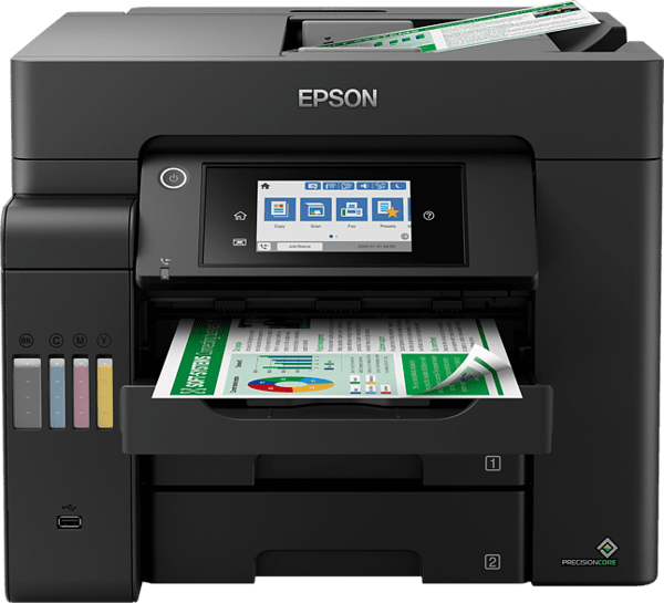 Epson L6570 Mea Yazıcı - Tarayıcı - Fotokopi - Faks Renkli Mürekkep Tanklı Yazıcı Wi-Fi Ethernet Dubleks - Image 1