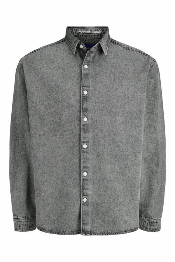 Jack Jones Norrebro Denim Loose Fit Erkek Jean Gömlek 12282775 - Image 1