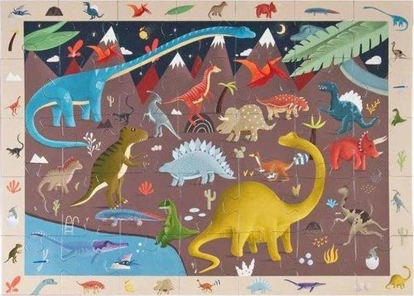 Kidmosfer Dinozorlar 35 Parça Puzzle - Image 1