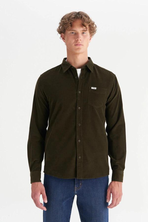 Wrangler Erkek Kadife Gömlek MW5A14AXIX - Image 1