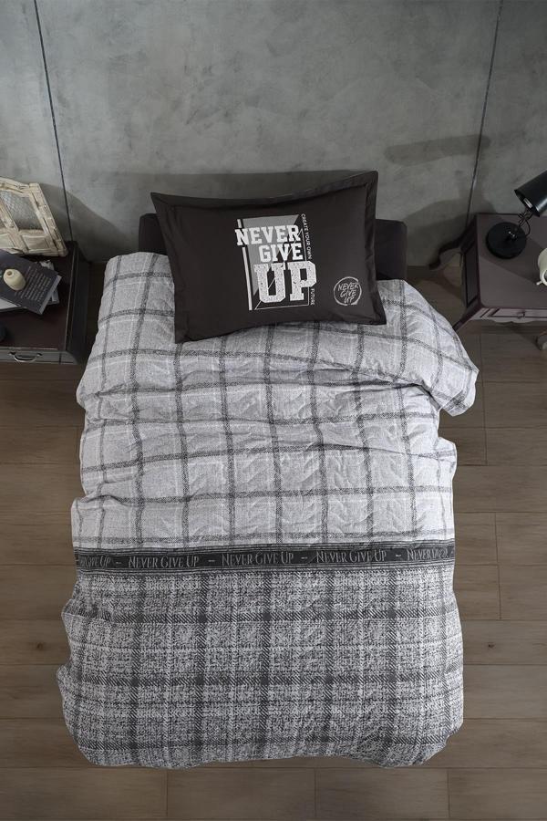 Clasy %100 Pamuk Dört Mevsim Set Tek Kişilik Give Up - Image 1