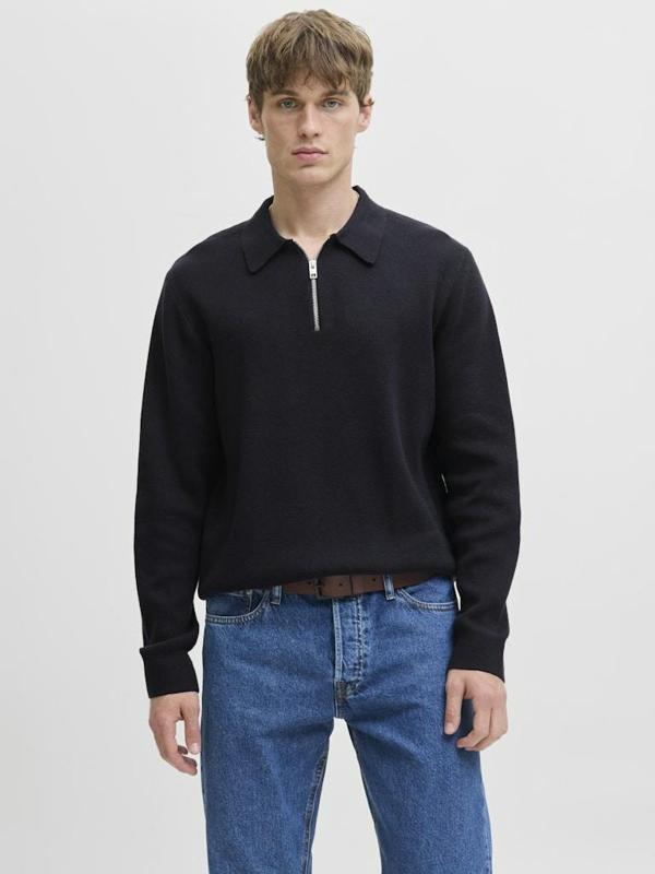 Jack Jones Blamılano Polo Yaka Relax Fit Erkek Kazak 12281743 - Image 1