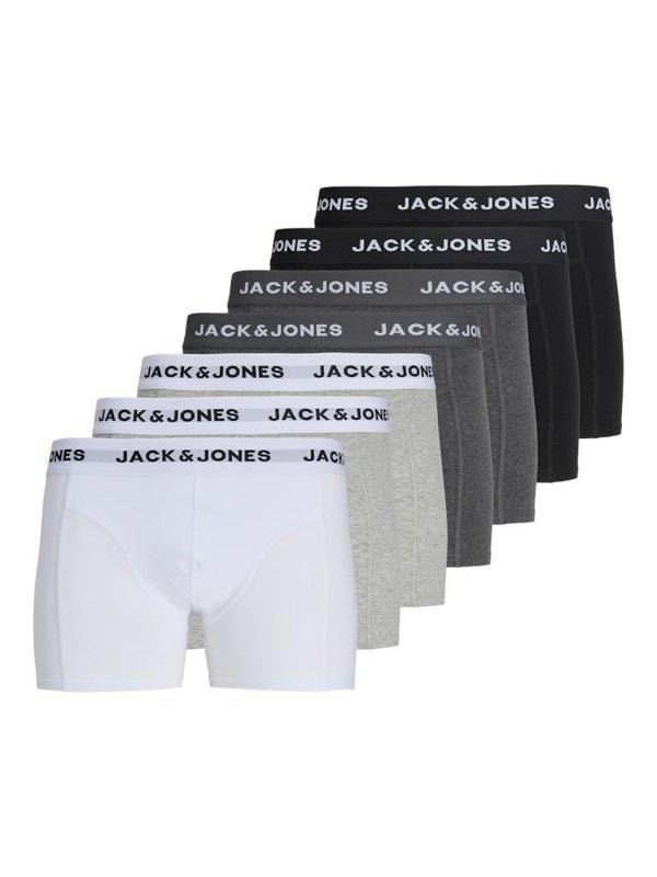 Jack Jones Jacjj Solıd Trunks 7 Pack Boxer 12285371 - Image 1