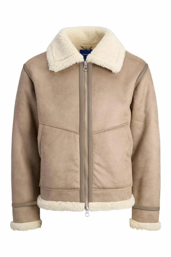 Jack Jones Lıverpool Avıator Suni Deri Erkek Ceket 12282948 - Image 1