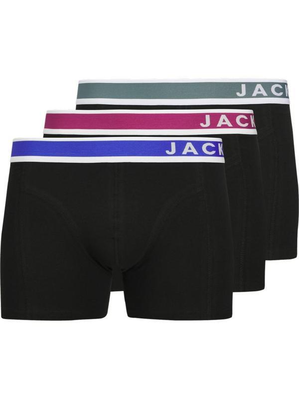 Jack Jones Aston Solıd 3 Lü Paket Erkek Boxer 12281991 - Image 1